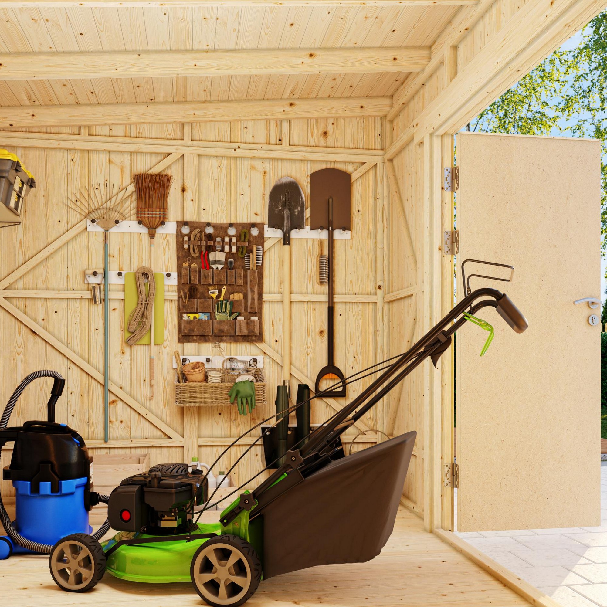 Förråd Palmako Stig 8,4 m2 (inv. 8,2 m2)