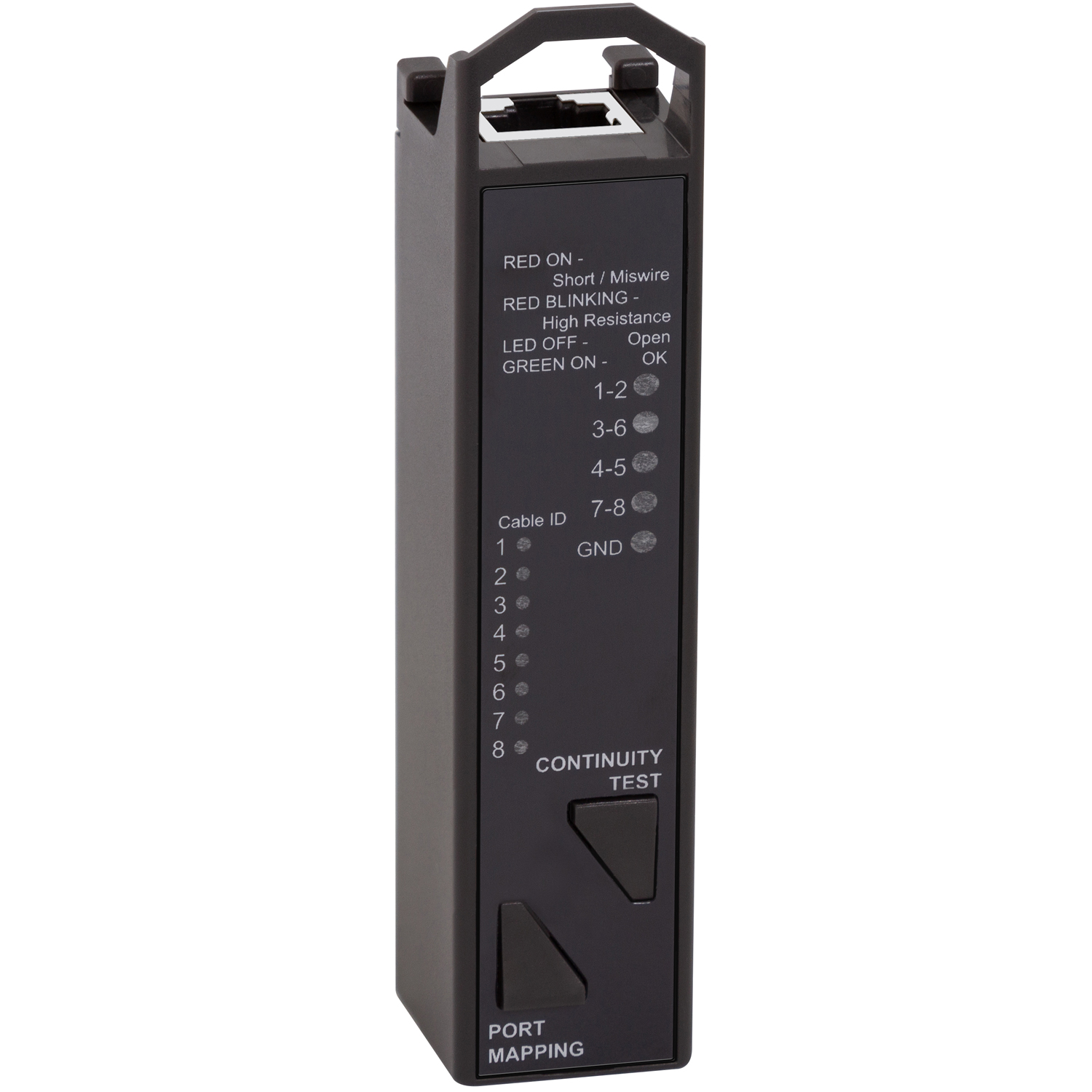 Nätverkskabeltestare och Portmappning LogiLink 3-in-1