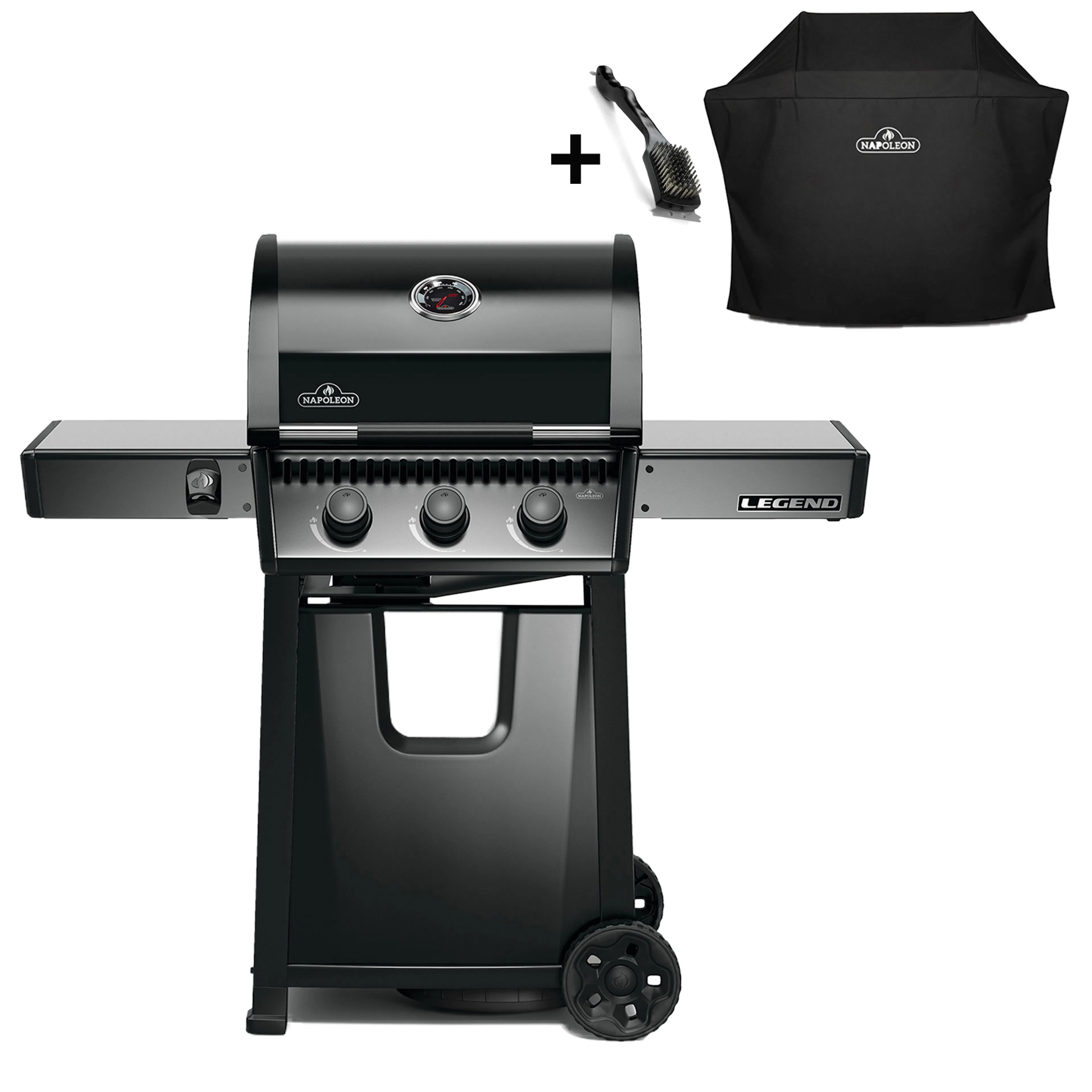 Gasolgrill Napoleon Legend 365 med Grillöverdrag och Grillborste