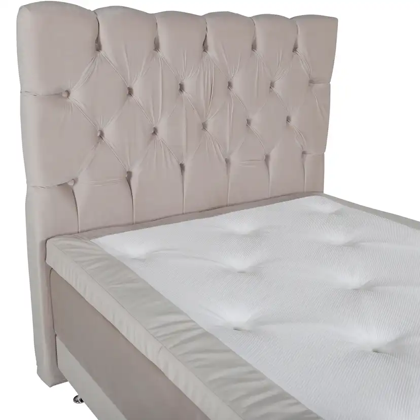 Ställbar Kontinentalsäng Venture Home Vickleby 120x200 Sammet med Sänggavel Sandvik 120