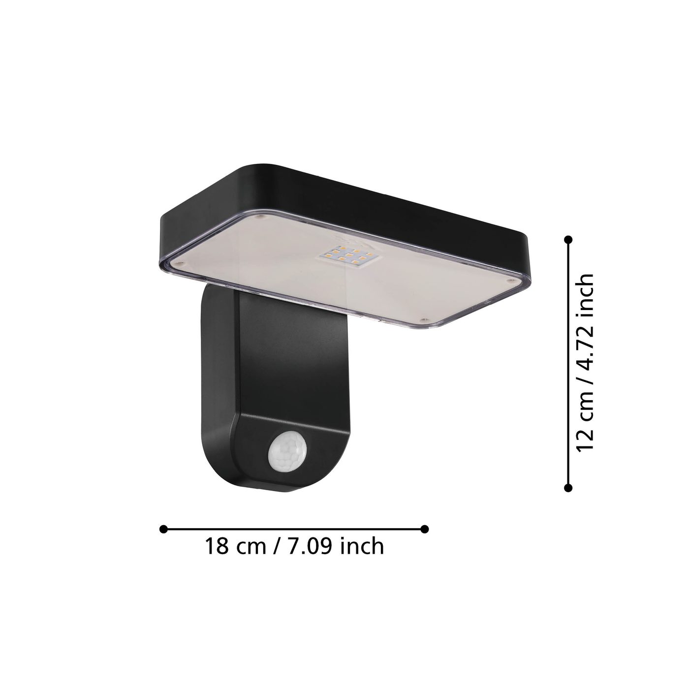 Vägglampa Utebelysning Eglo Pation med Sensor