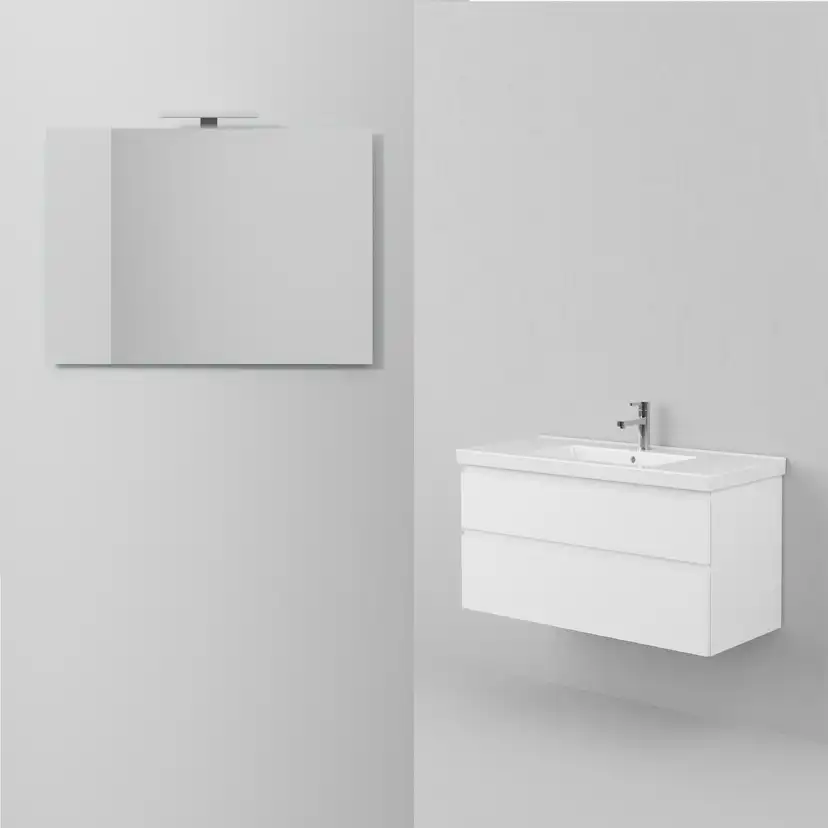 INR Möbelpaket 100 Viskan Grip Premium White Bredd: 1000 mm
