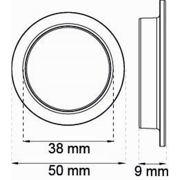 Handtag Habo 292 Skjutdörrshandtag Ø40 mm