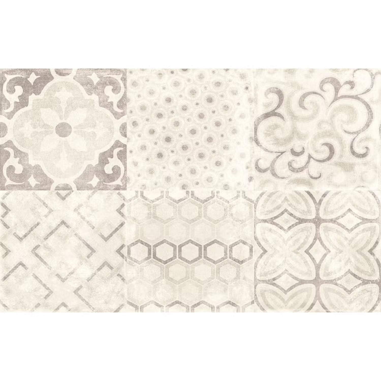 Kakeldekor Konradssons Alpe mix Grå Matt 26x42 cm