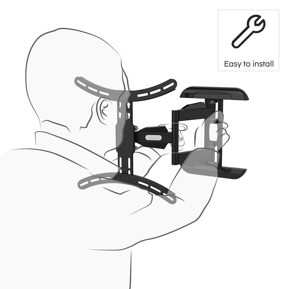 Väggfäste Hama Full Motion VESA upp till 400x400 65 tum