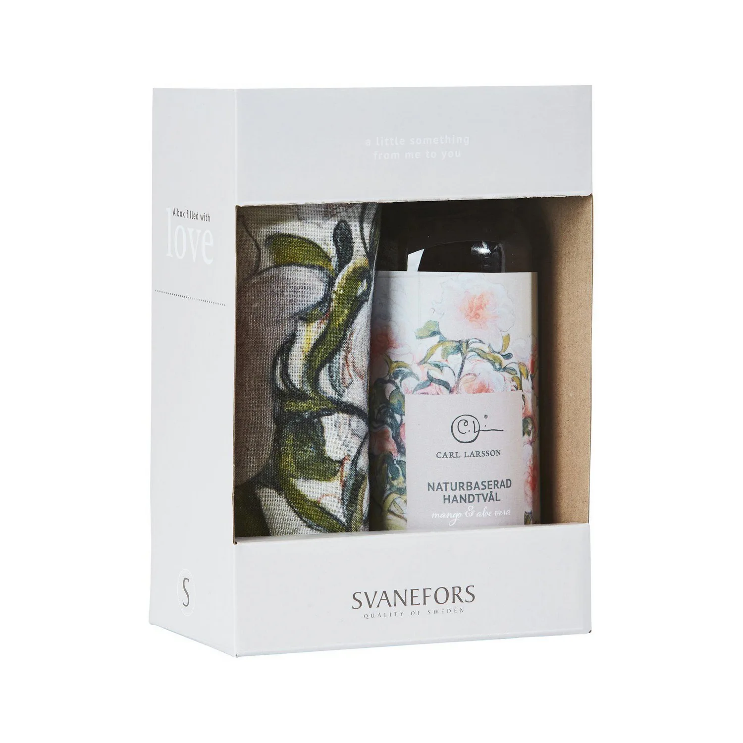 Presentförpackning Svanefors A Box with Love Carl Larsson Blomster Tvål