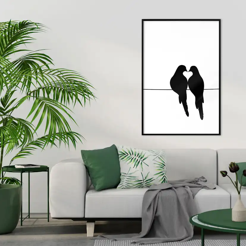 Poster Artgeist Affisch Bird Love