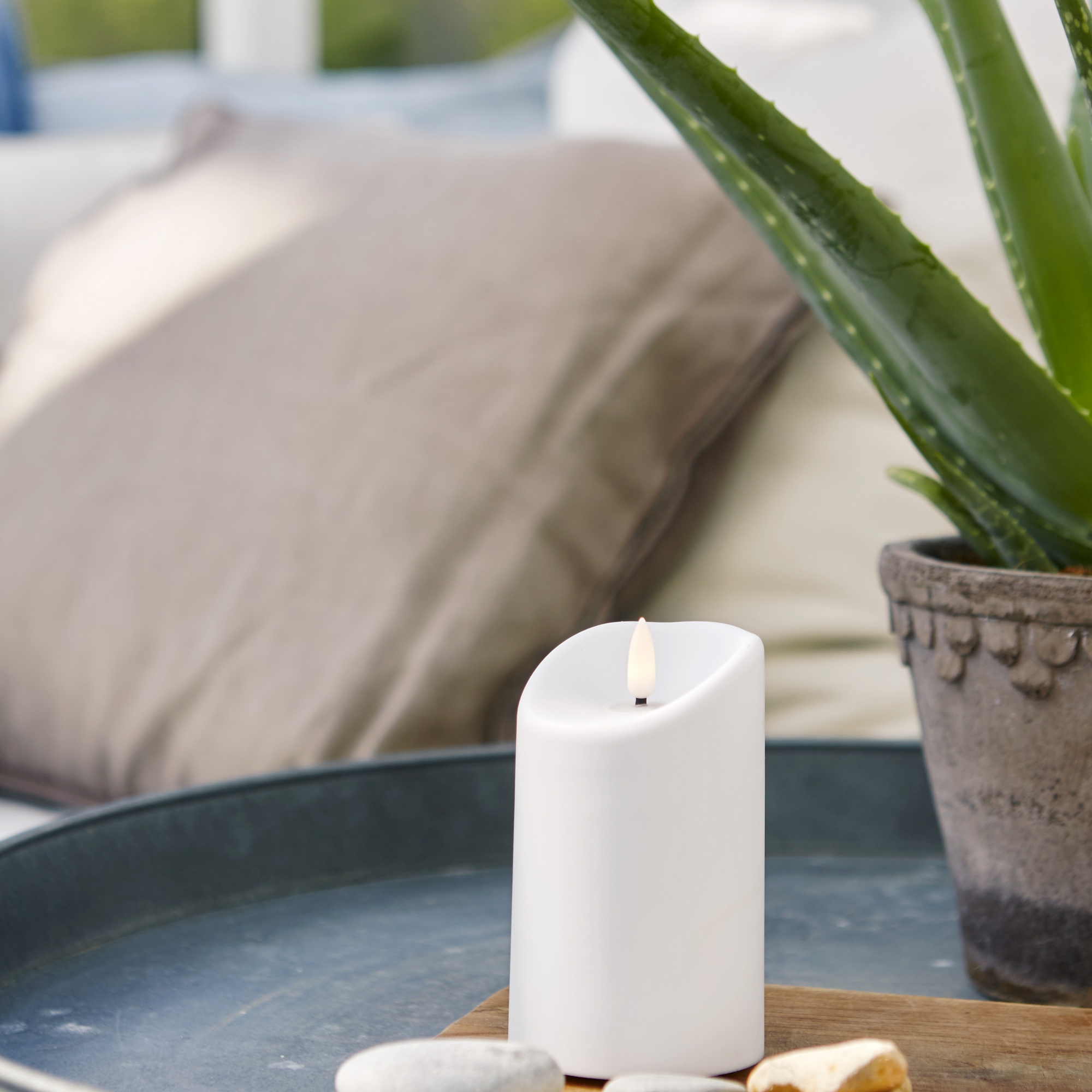 Blockljus Star Trading Flamme LED