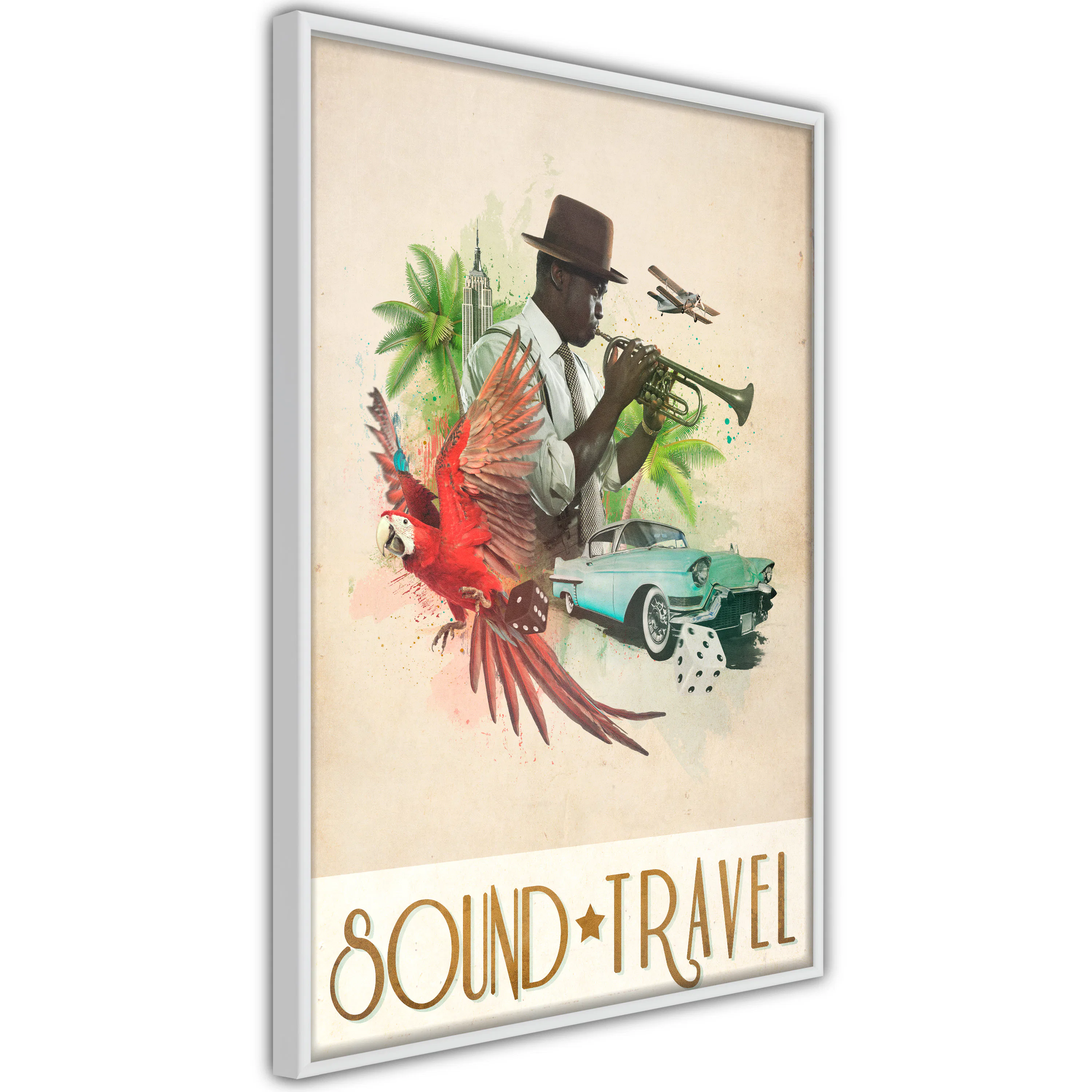 Poster Artgeist Affisch Sound Travel