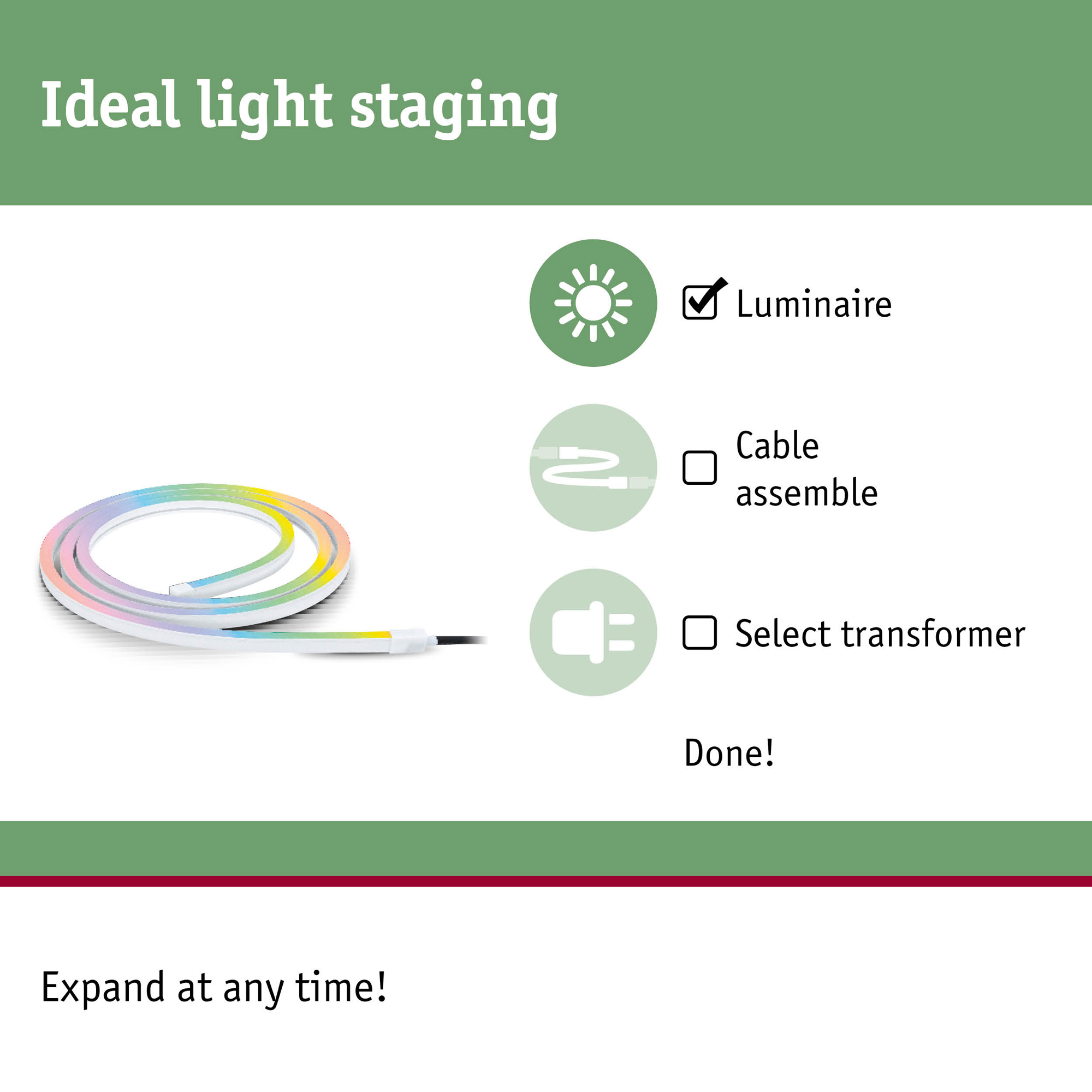 LED-strip Paulmann Smooth Plug & Shine IP67 24V