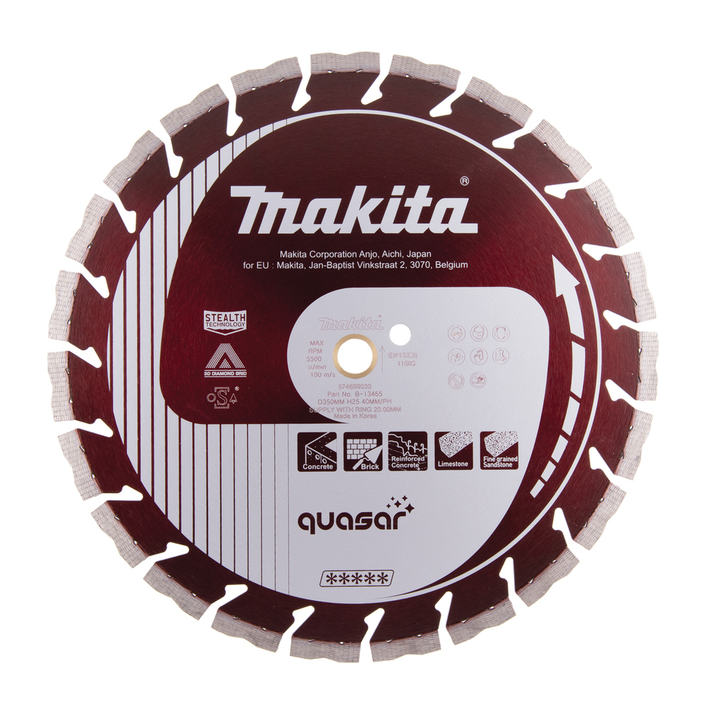 Diamantkapskiva Makita B-13465 350x25,4 mm