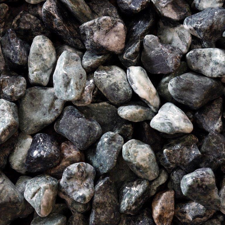 Dekorsten Magrab Krossprodukter Grön Tumlad Marmor 15-25 mm, 1000 kg Säck