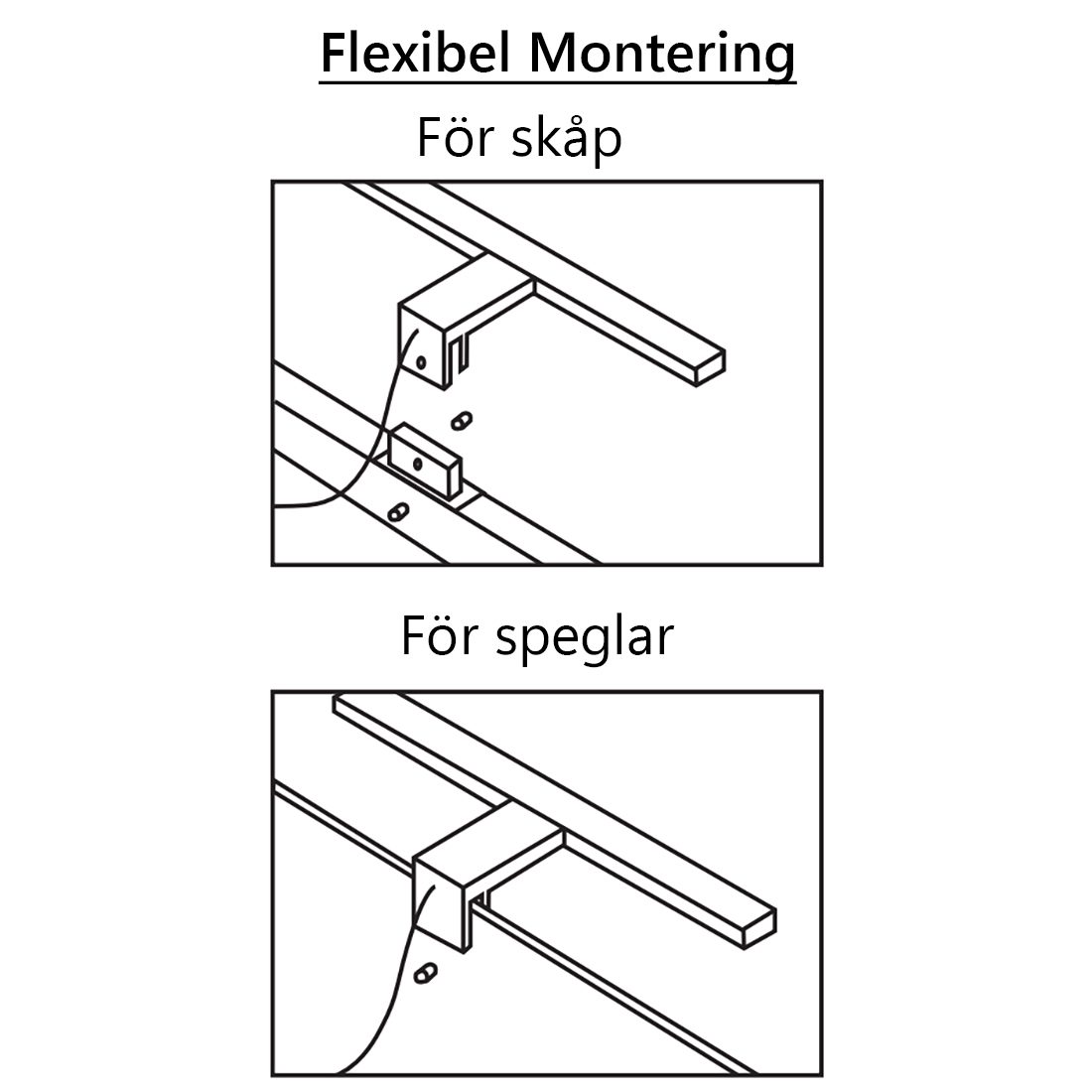 Spegelbelysning Tenfors Esther