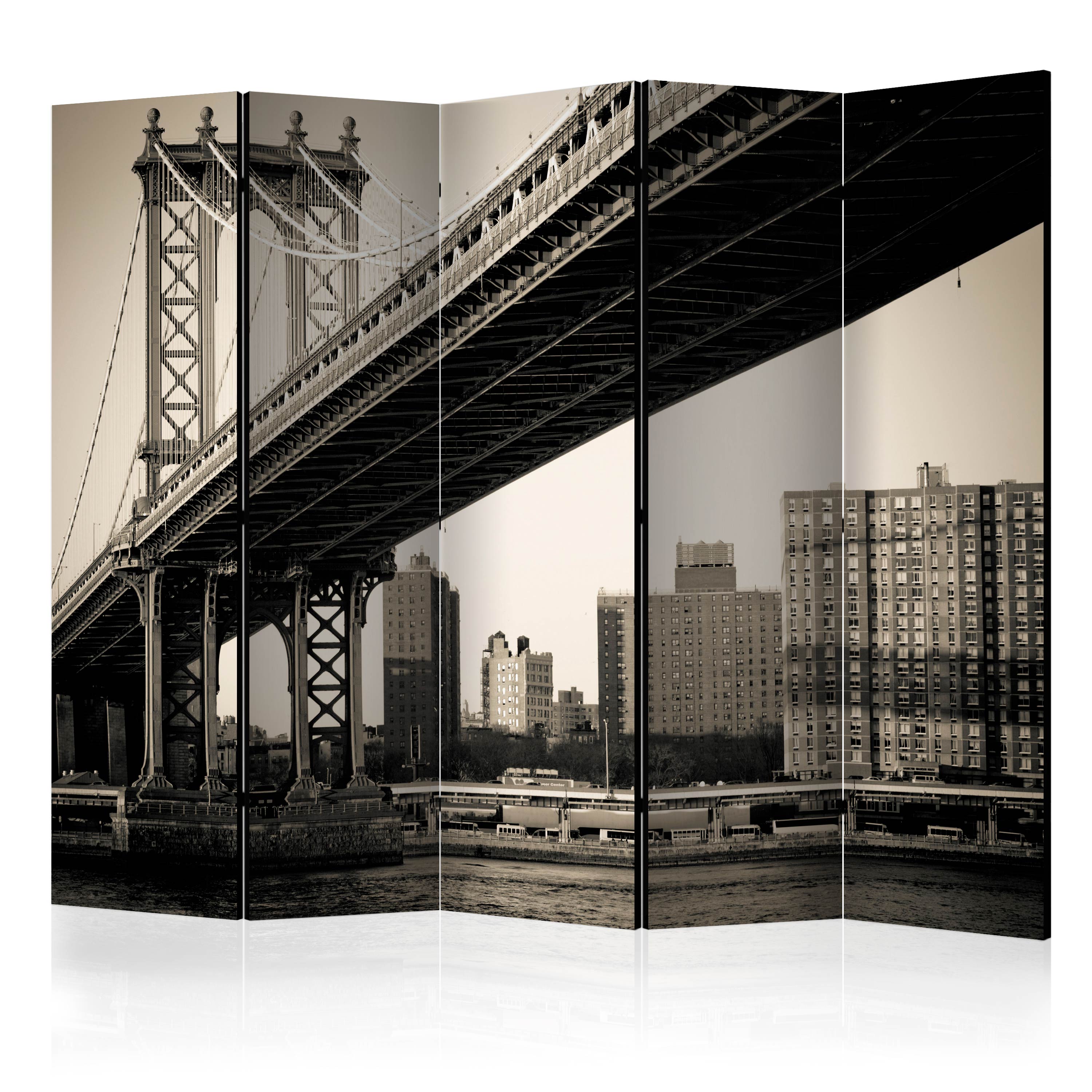 Rumsavdelare Skärmvägg Arkiio Manhattan Bridge New York II 225x172 cm