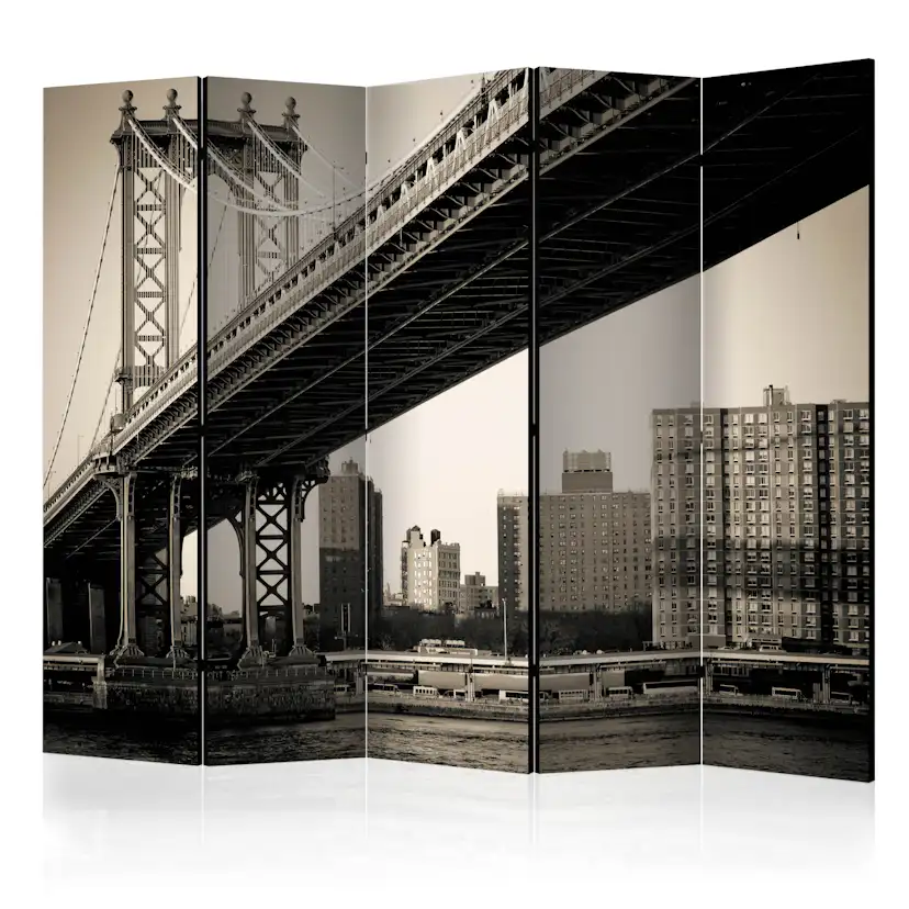 Rumsavdelare Skärmvägg Arkiio Manhattan Bridge New York II 225x172 cm