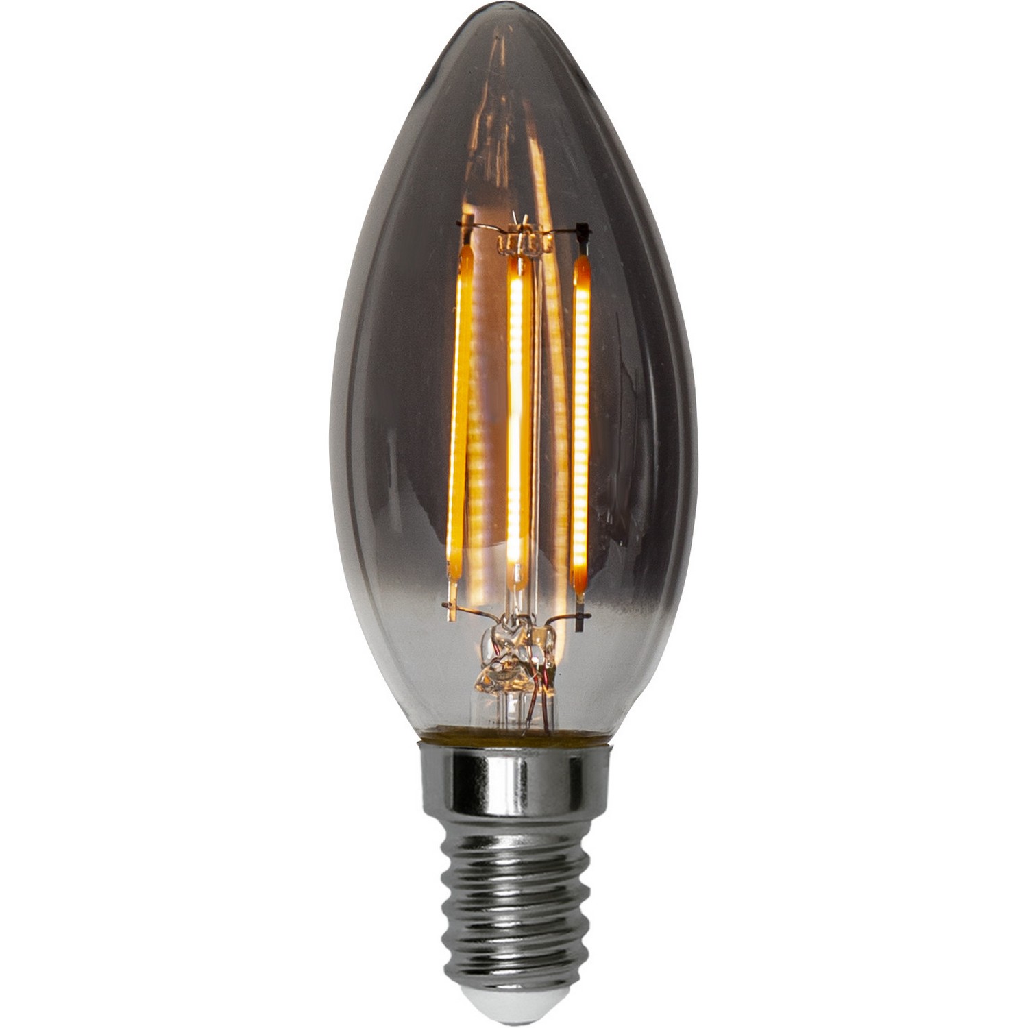 LED-Lampa Star Trading Soft Glow Smoke 3-step memory E14 C37