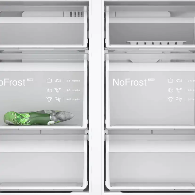 Side by Side Kyl/Frys Siemens iQ300 French Door KF96NAXEA med Automatisk Avfrostning