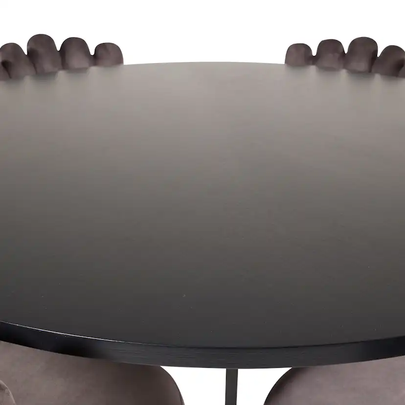 Matgrupp furniture/fashion Copenhagen med 6 Gråa Limhamn Light Stolar