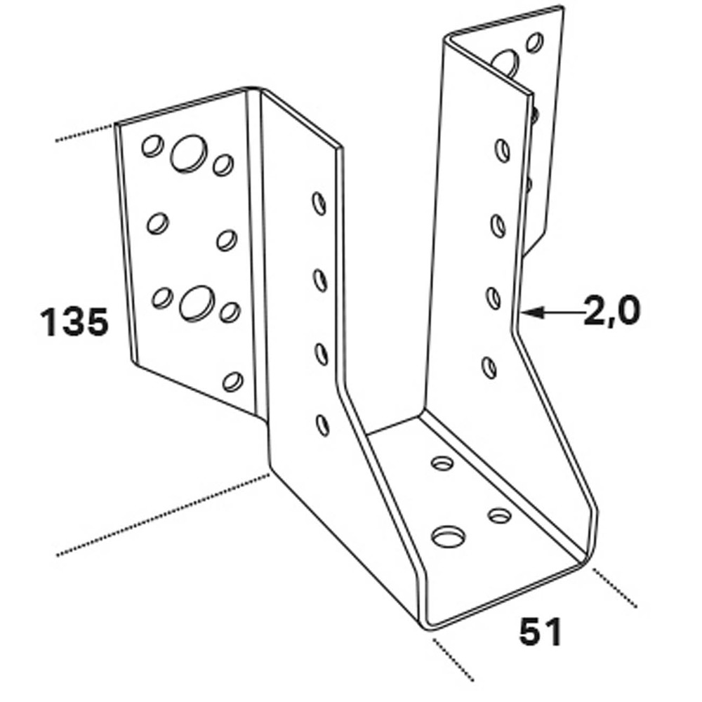 Balksko Jh 51x135x2,0 51x135x2,0 mm