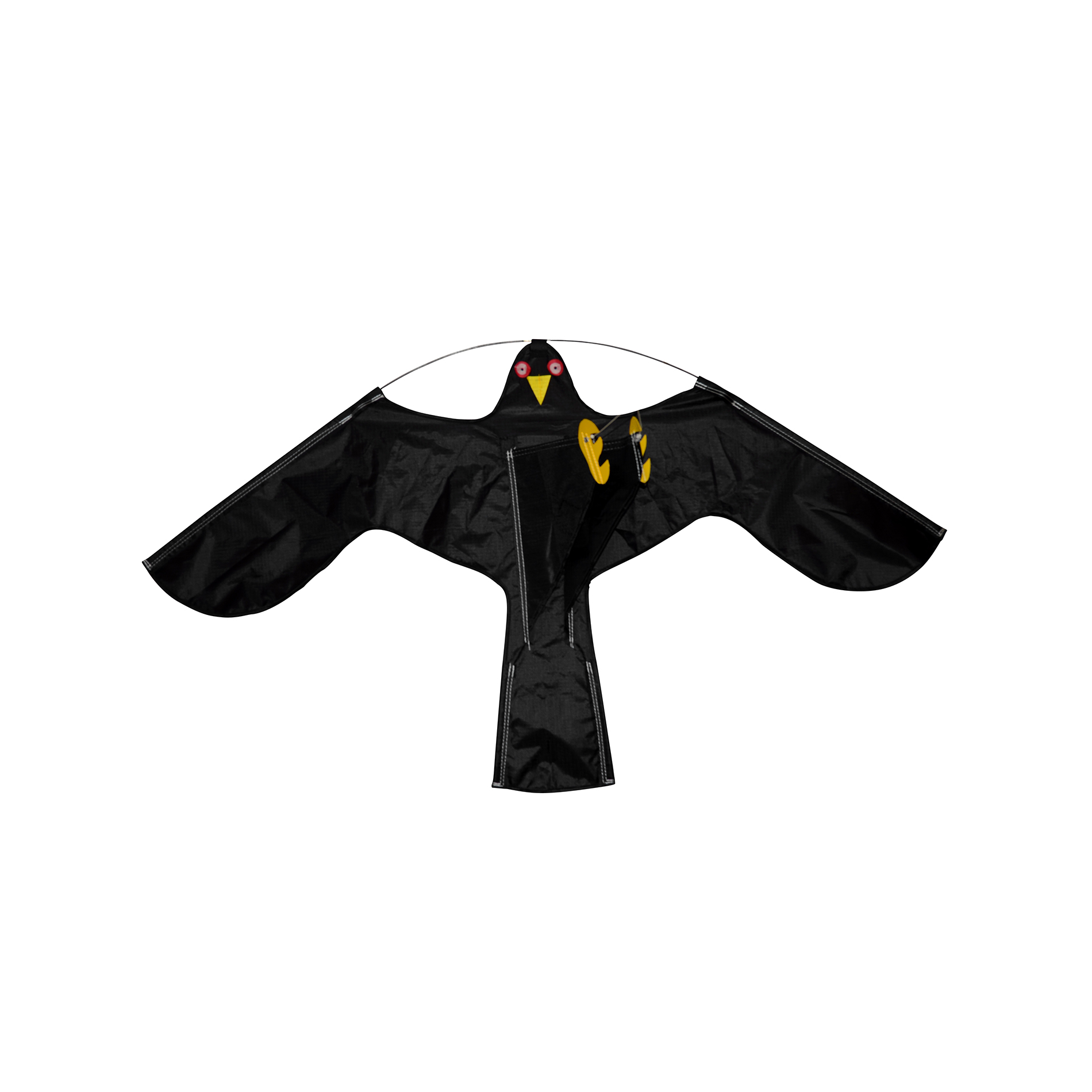 Fågelskrämma Home it Plus, 4 m Teleskopstång, Inklusive Duvhök & Jordspett i Stål