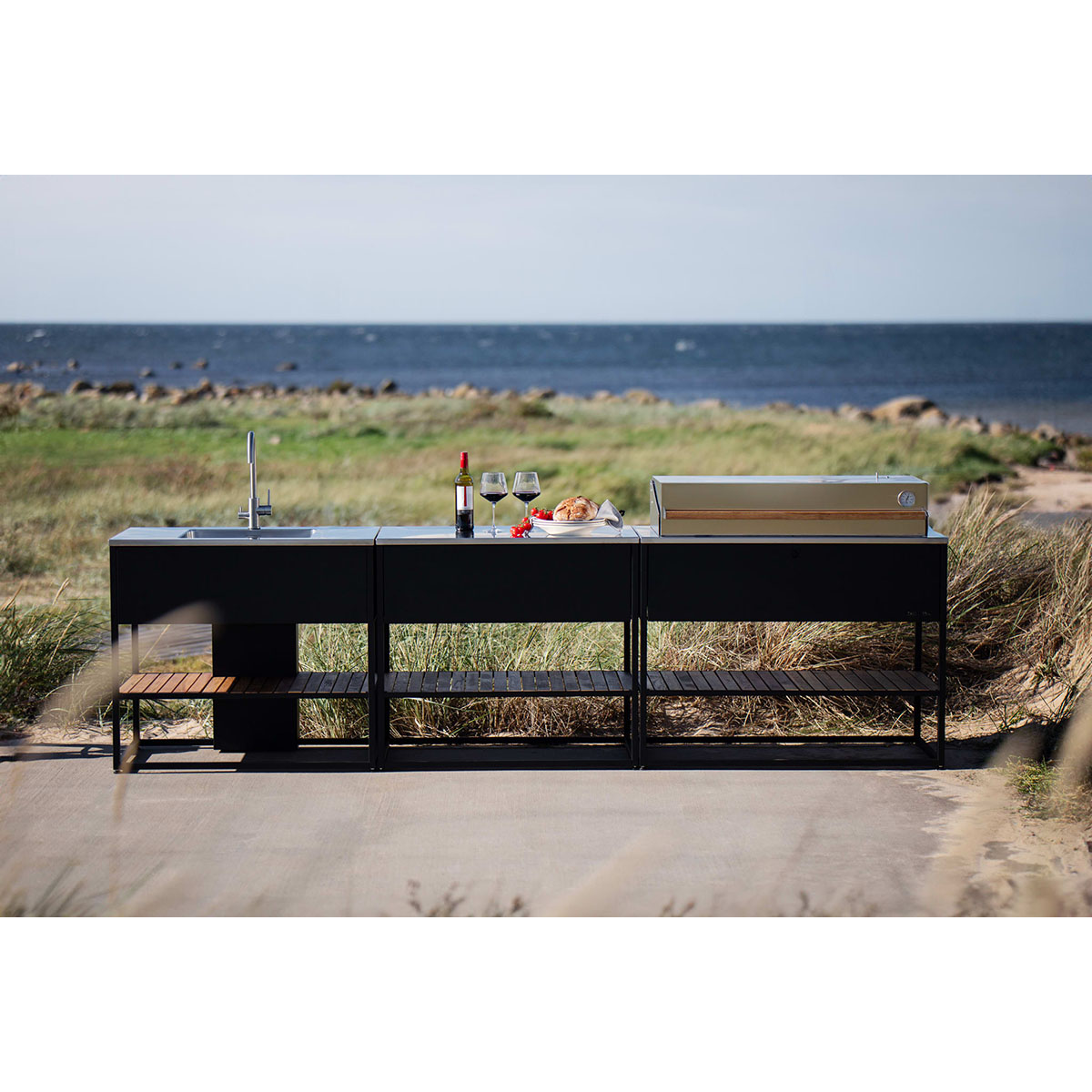 Diskbänksmodul Skeldervik Stainless Countertop