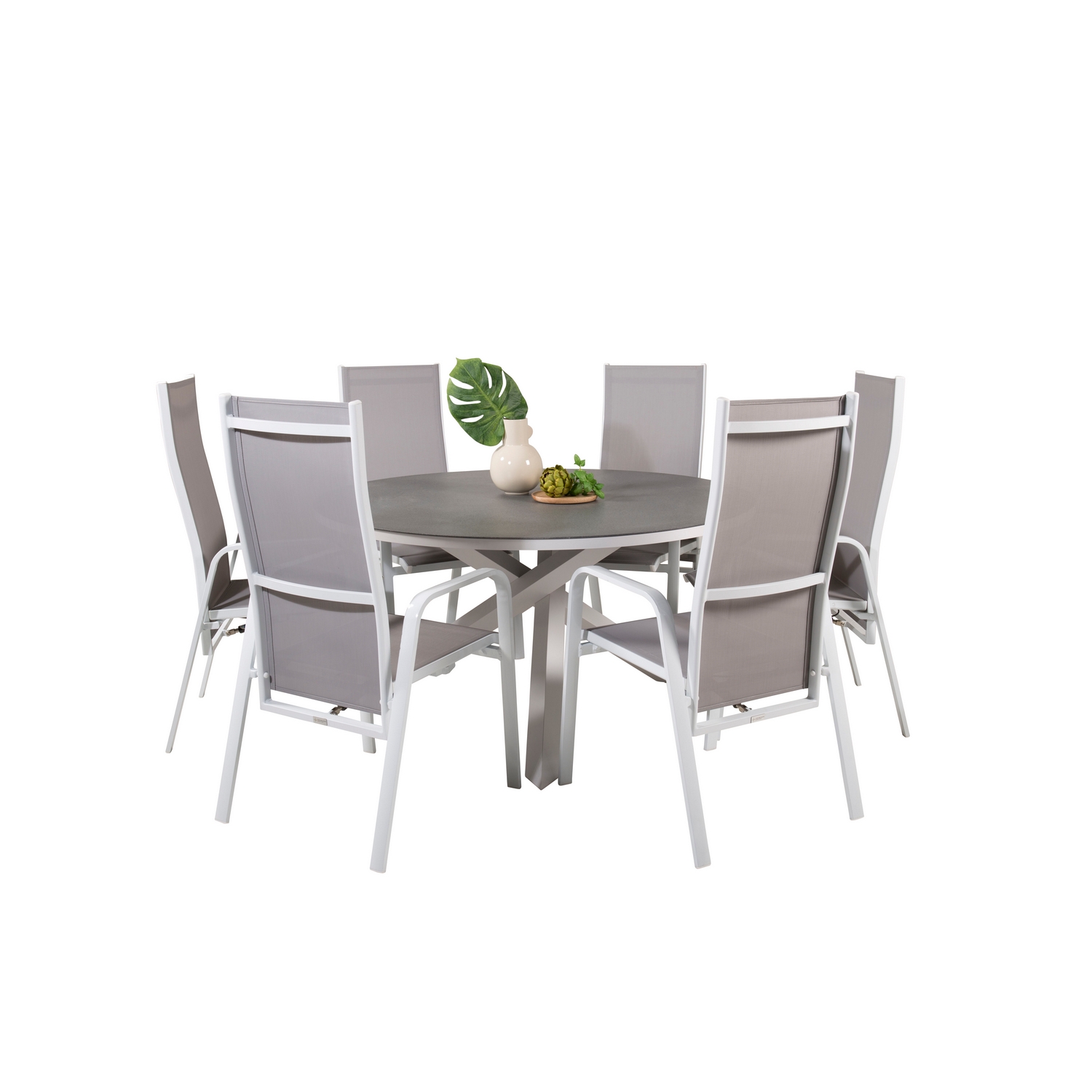 Matgrupp Venture Home Copacabana med 6 Copacabana Recliner Stolar
