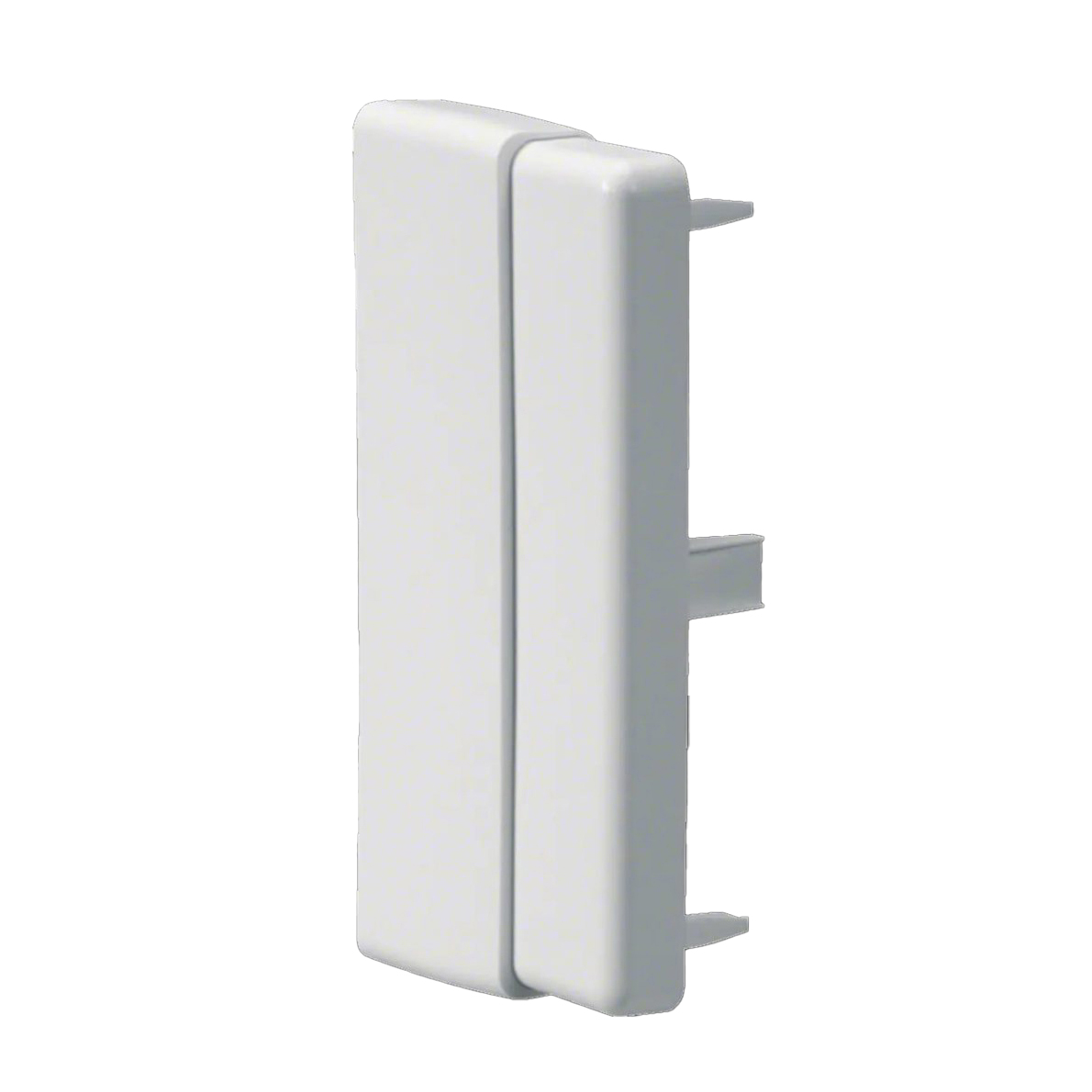 Ändstycke till Matarkanal Hager LF/LFH Flexibel 40/60 x 110 mm Halogenfri Vit RAL 9016