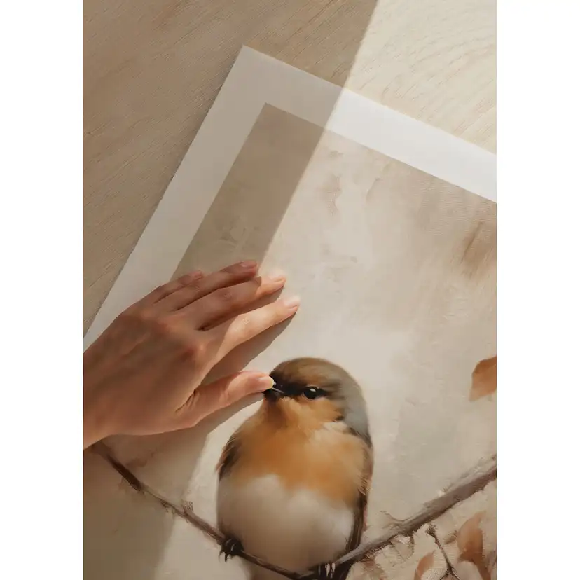 Poster Gallerix Bird On Branch