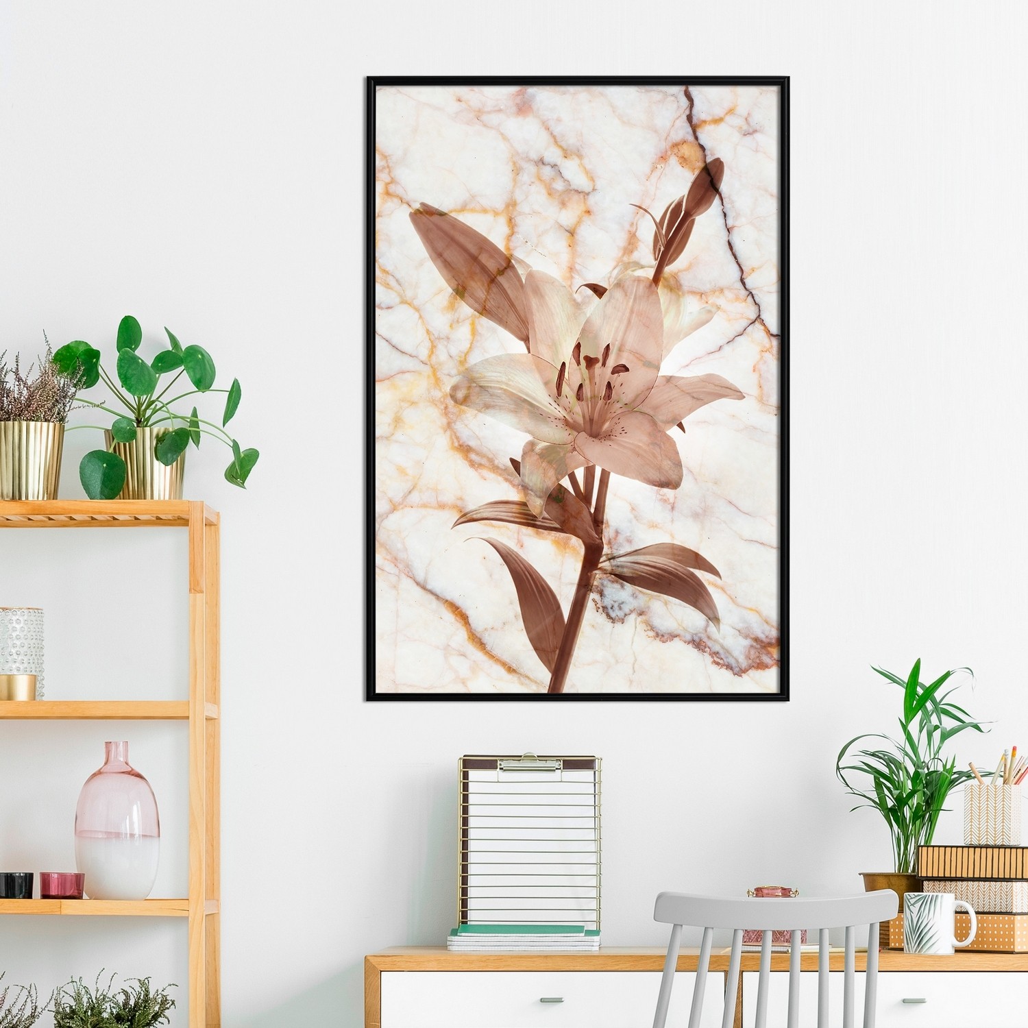 Poster Artgeist Affisch Milan Lily