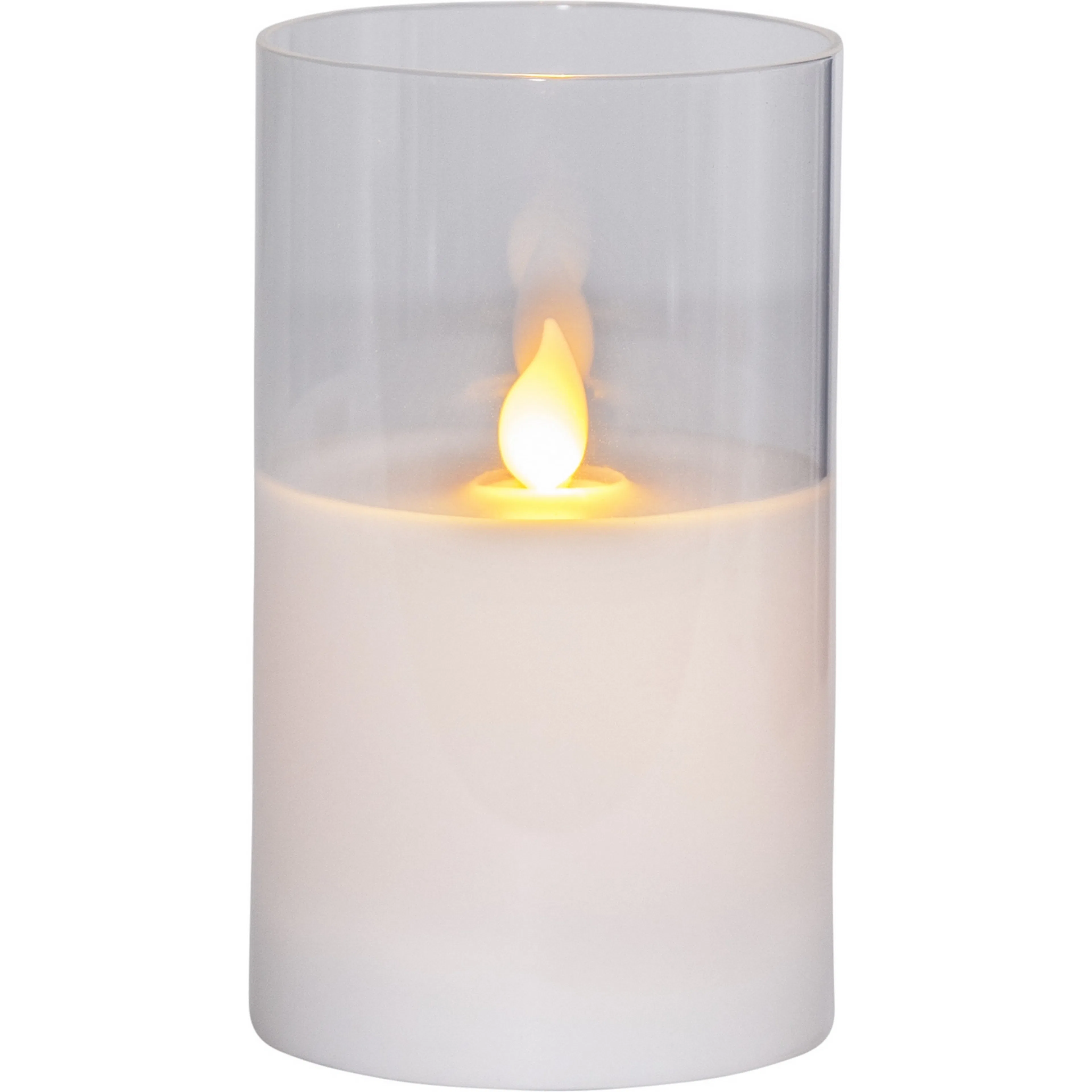 LEDBlockljusM-Twinkle Vit, 12,5 cm