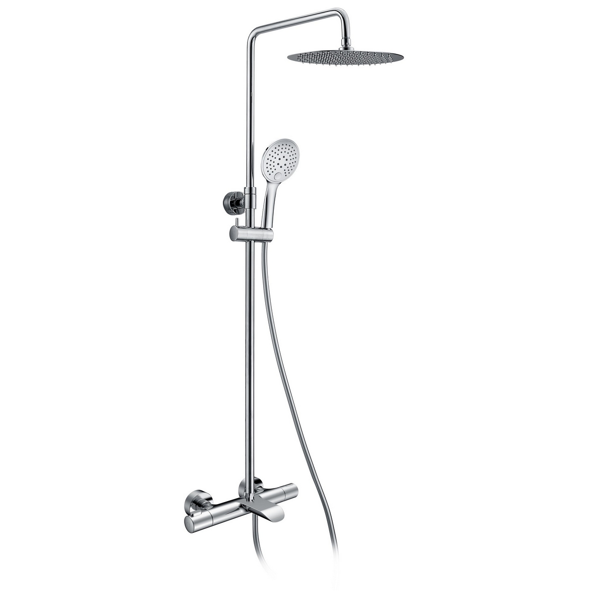 Takduschset Bathlife Svalla med Badkarsblandare
