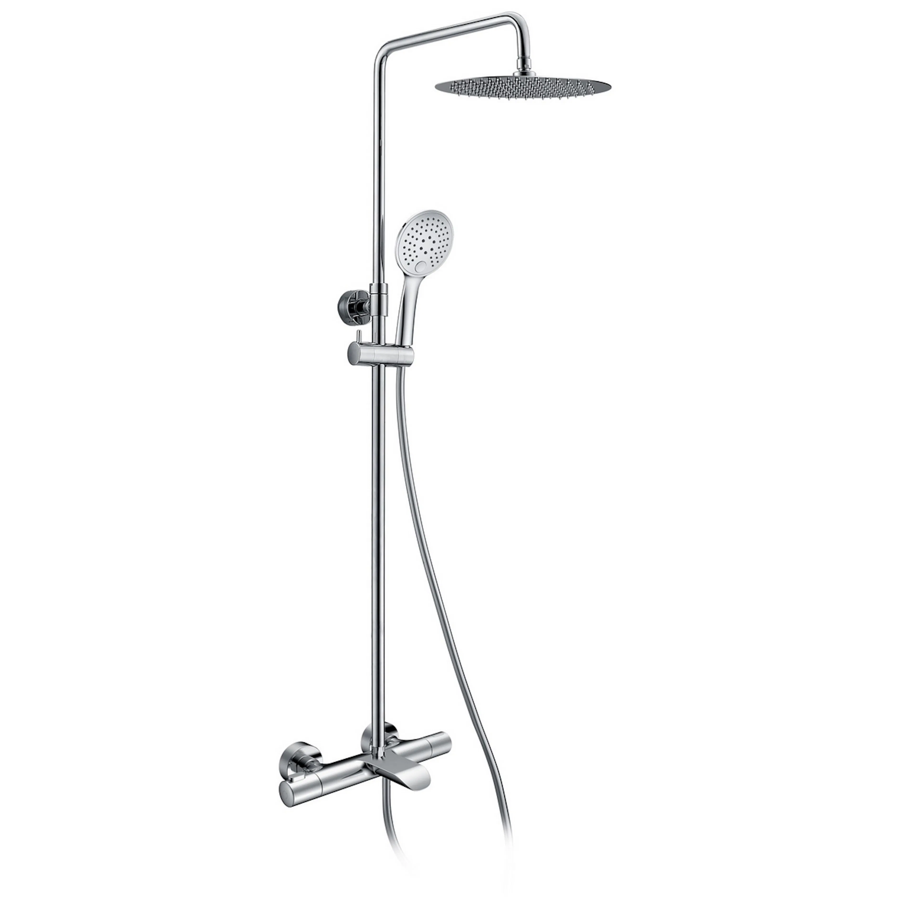 Takduschset Bathlife Svalla med Badkarsblandare