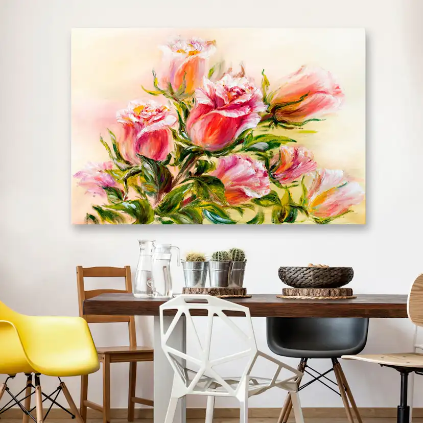 Tavla - Wonderful Roses 90x60 90x60 cm