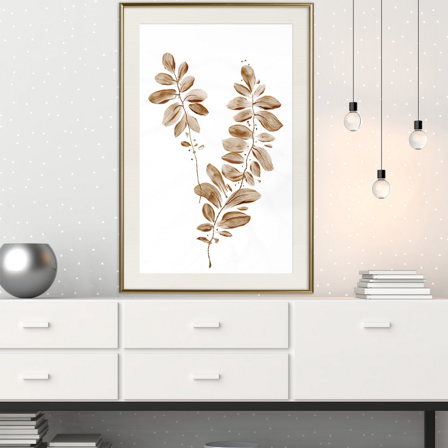 Poster Artgeist Affisch August Leaves