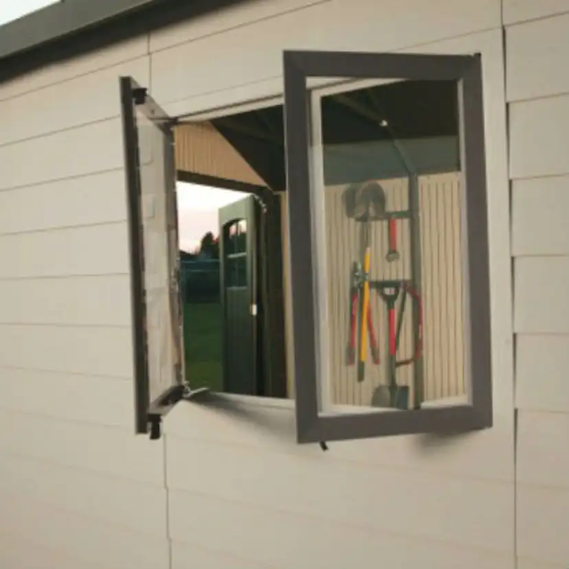 Förvaringsbod GOP Vermont Vit/Brun 11,2 m2