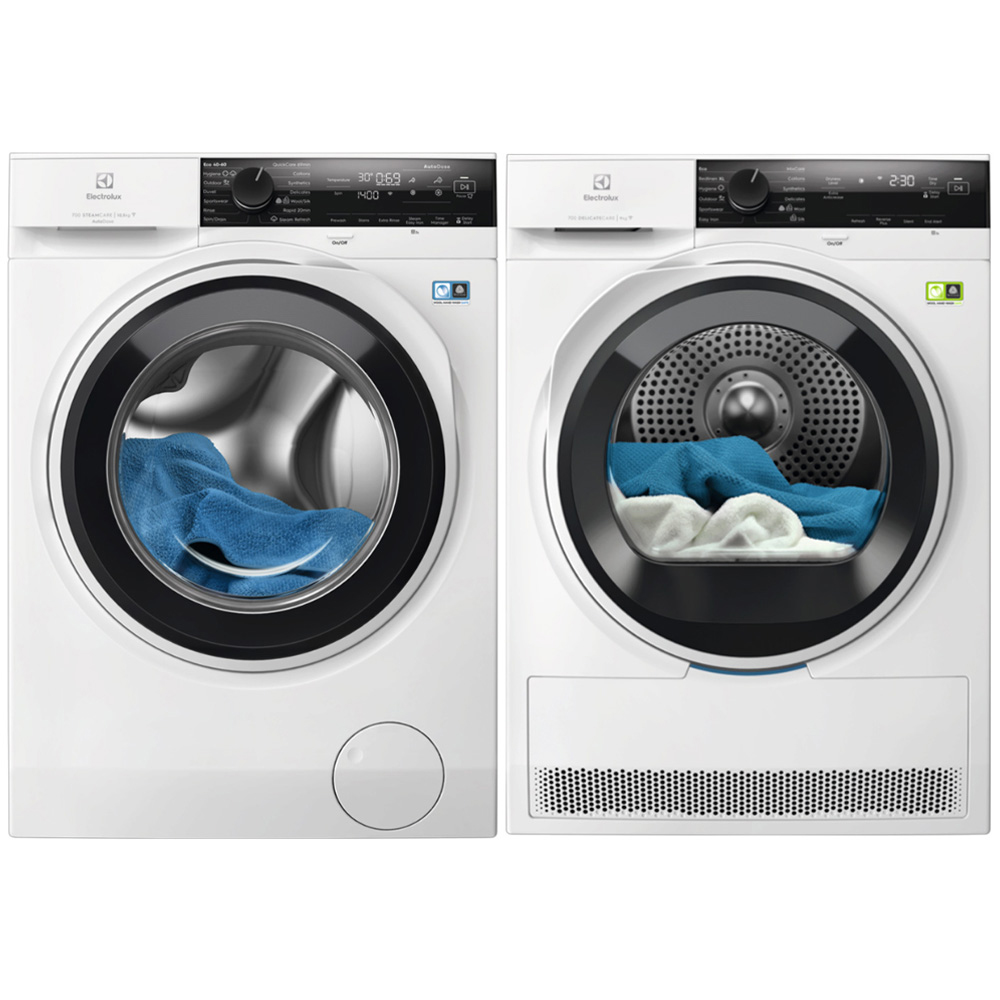 Tvättmaskin / Värmepumptumlare Electrolux - EFI743VX4Q + EDI743V95V