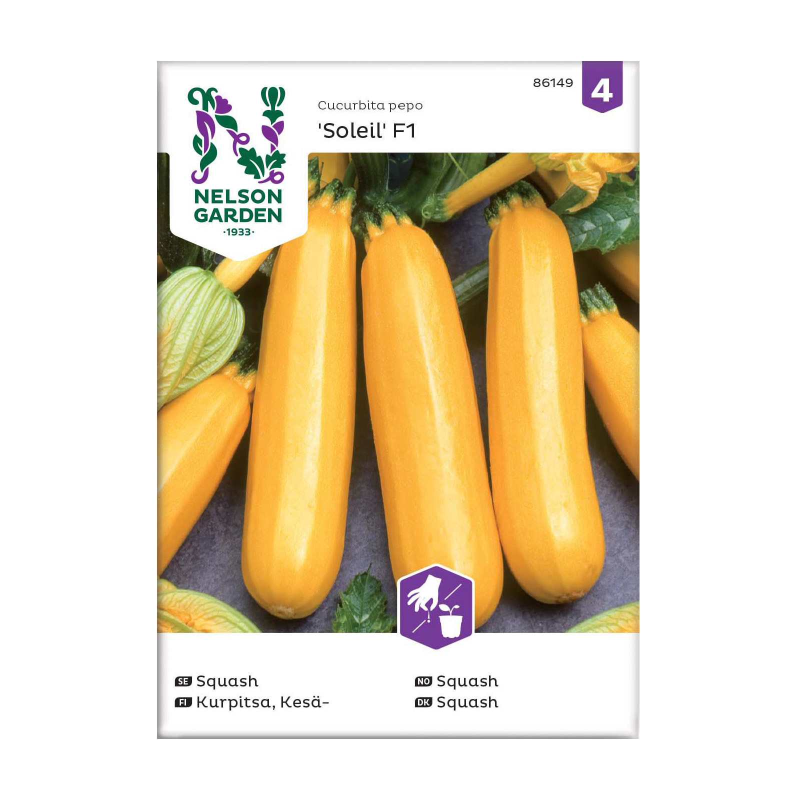 Frö Squash Nelson Garden Soleil F1