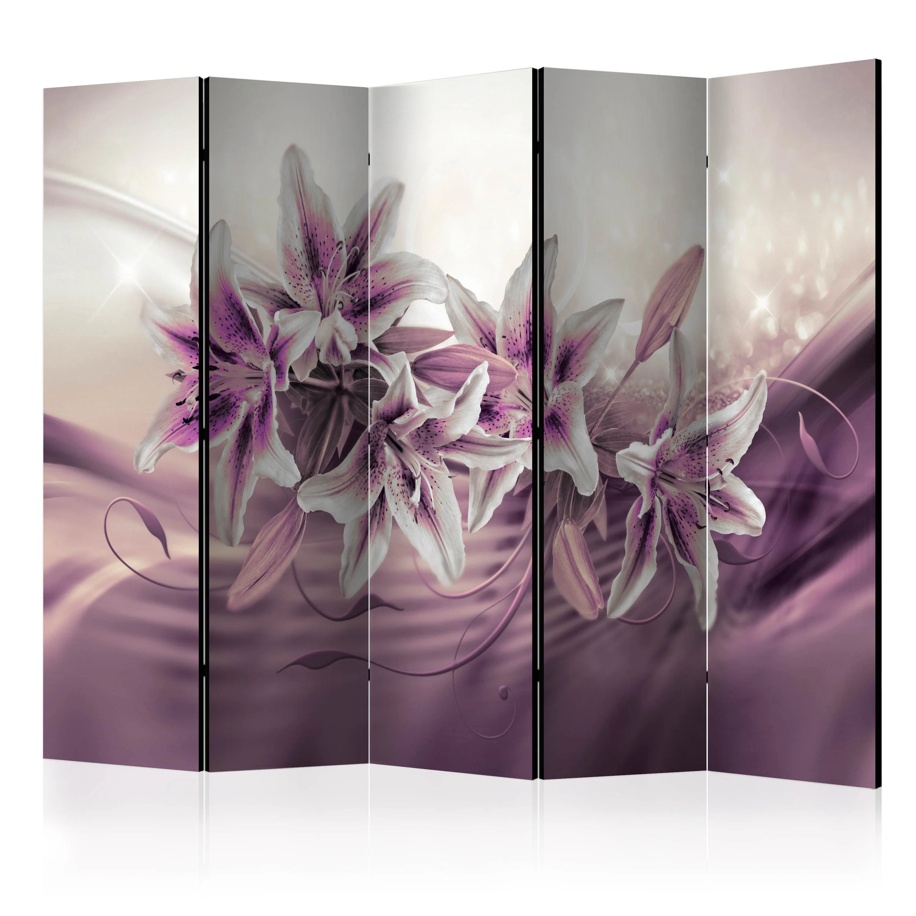 Rumsavdelare Skärmvägg Arkiio Purple Secrecy II 225x172 cm