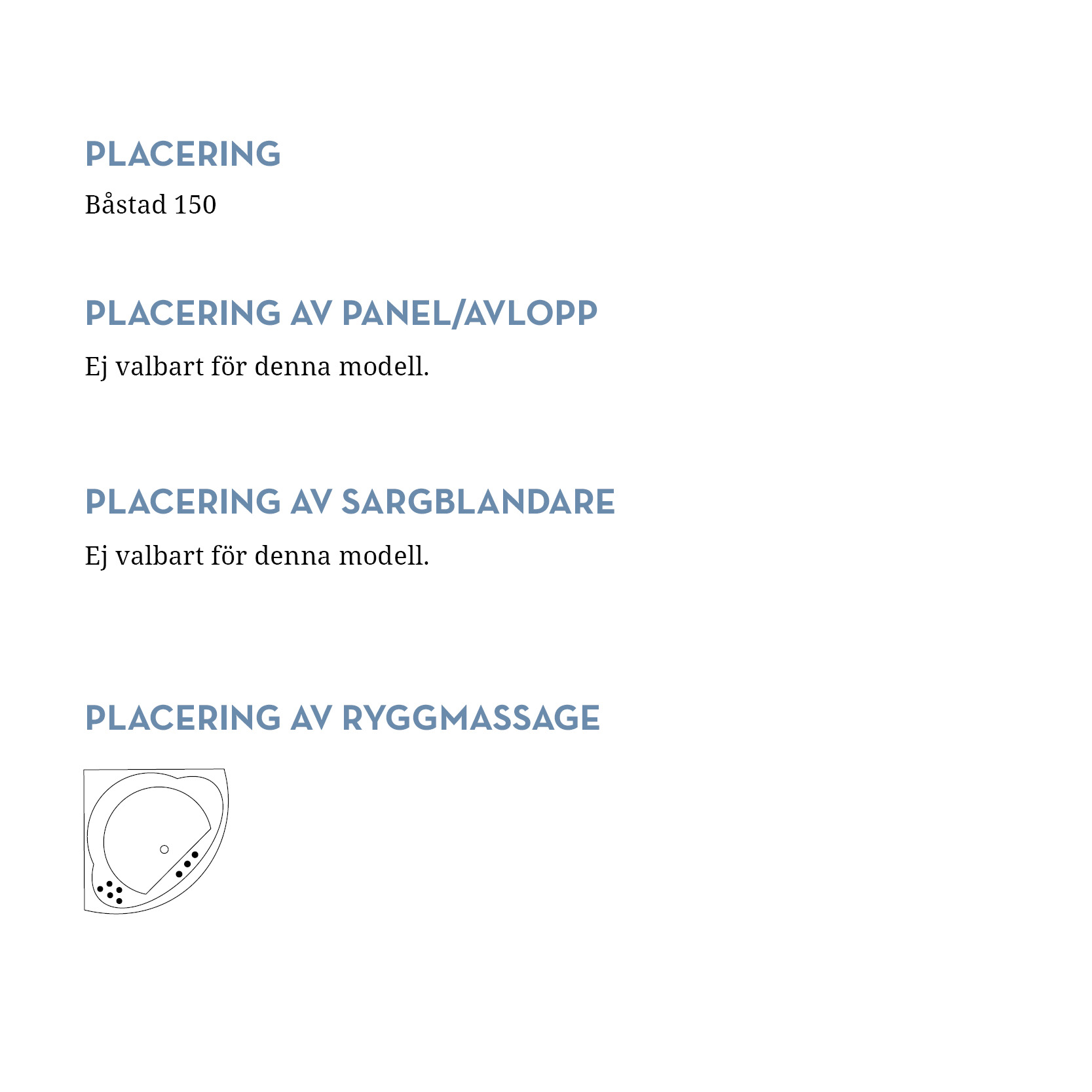 Bubbelbadkar Swebad Båstad