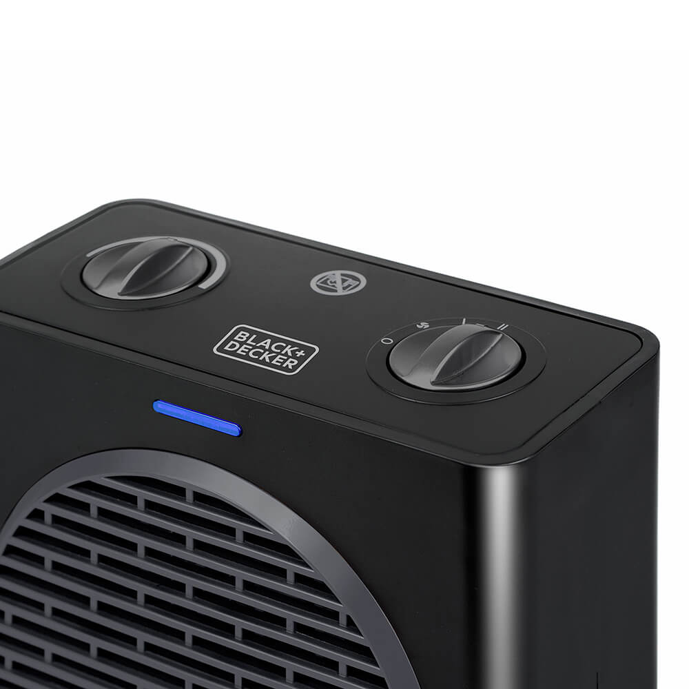 Värmefläkt Black+Decker Keramisk 1500W Svart