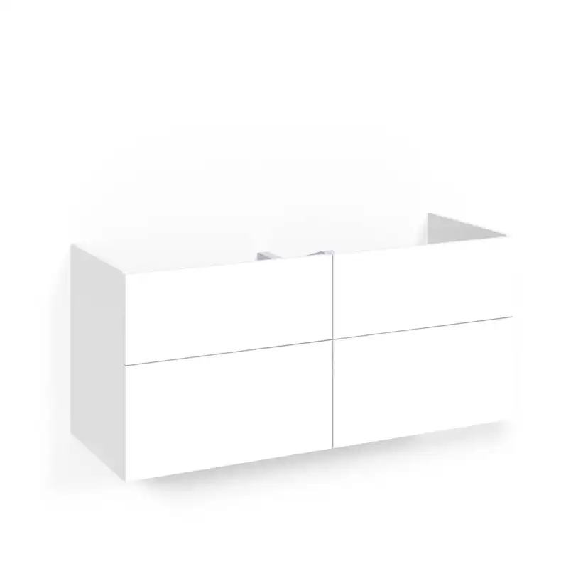 Crown Udel 120x45D Vit 4L Pla Bredd: 1200, Vit, Handtag: Nej