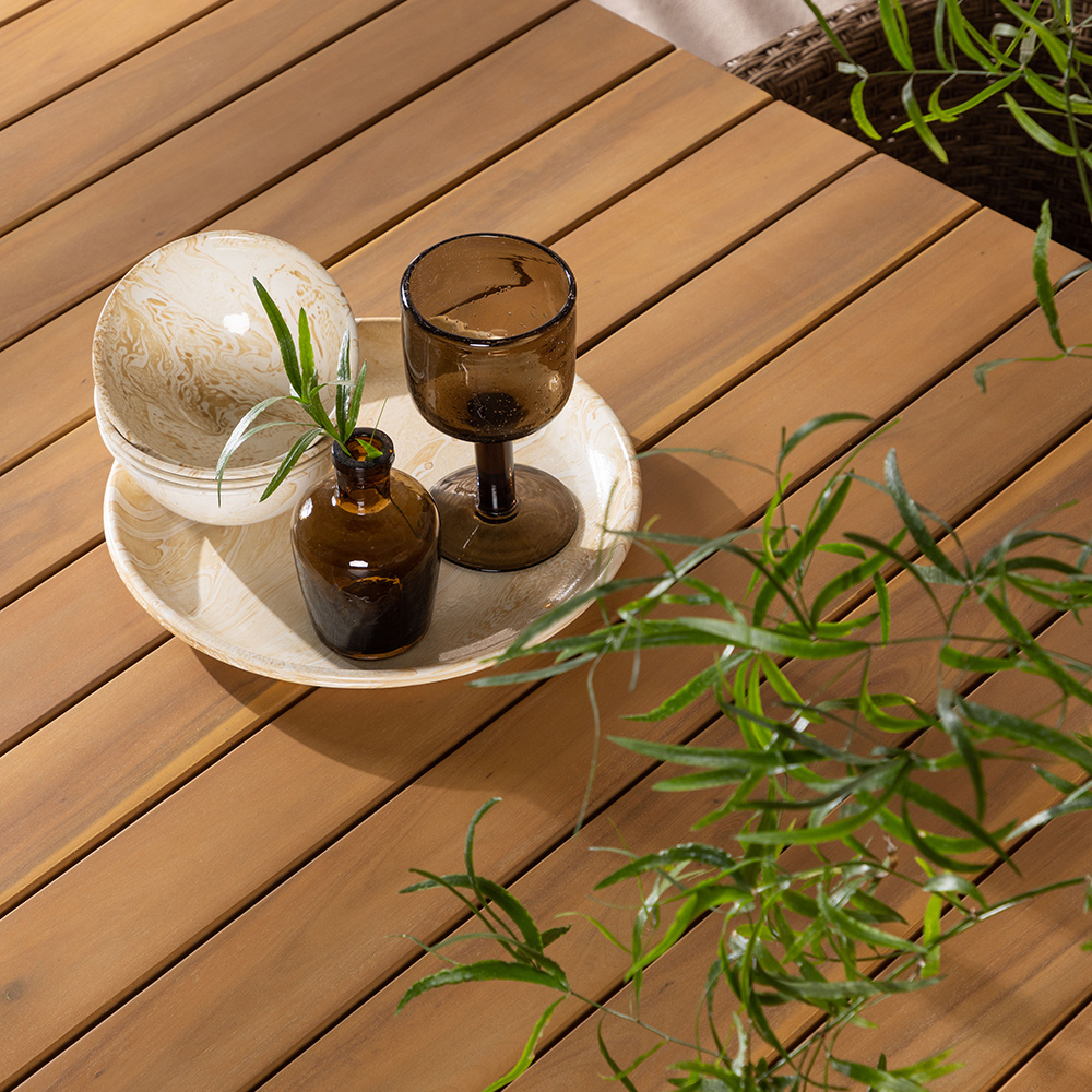 Matgrupp Venture Home Holmbeck Bord med 6 Malina Stolar