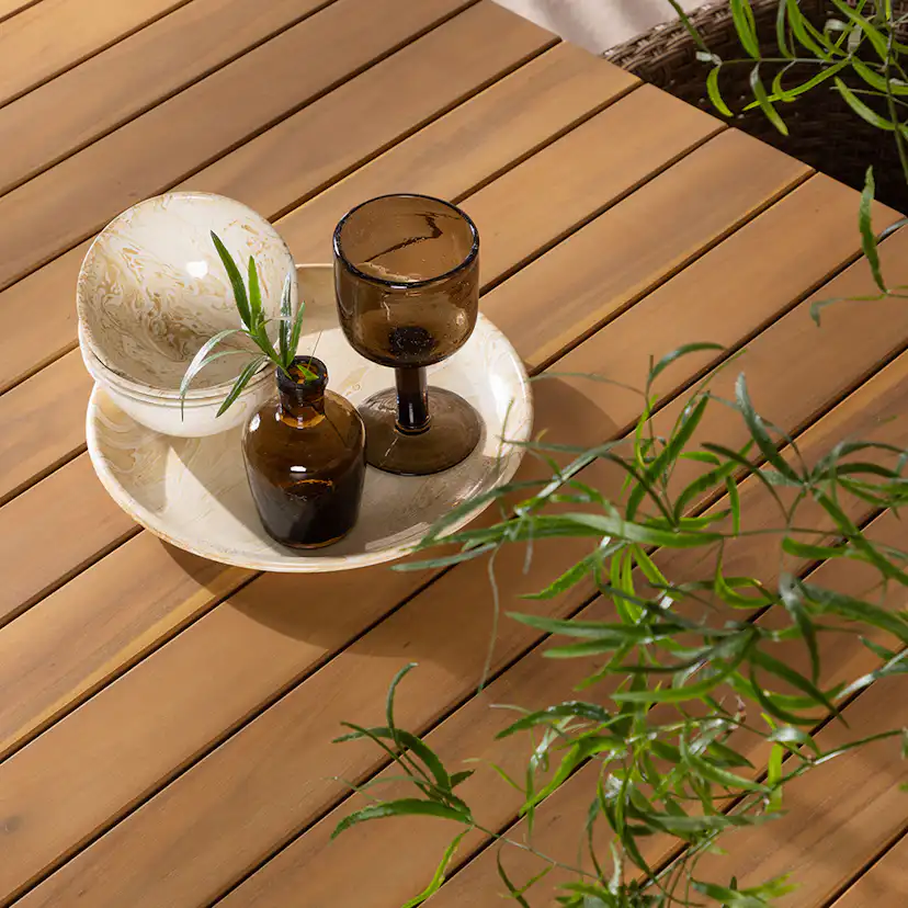 Matgrupp Venture Home Holmbeck Bord med 6 Malina Stolar
