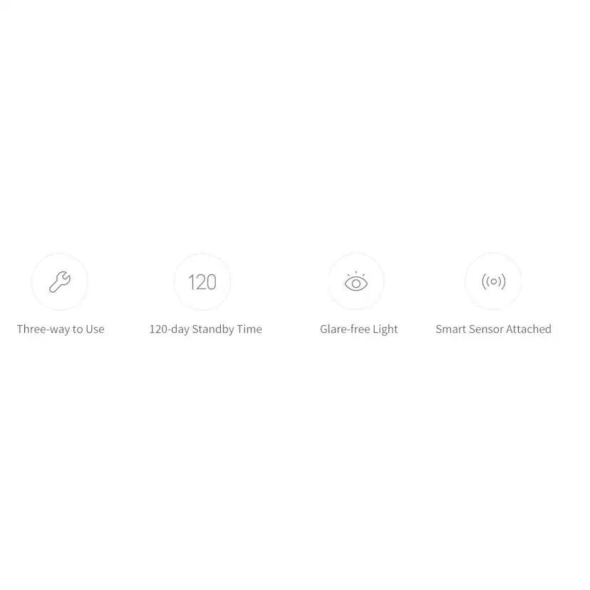 Nattlampa Yeelight Motion Sensor, Vit- Smart Belysning