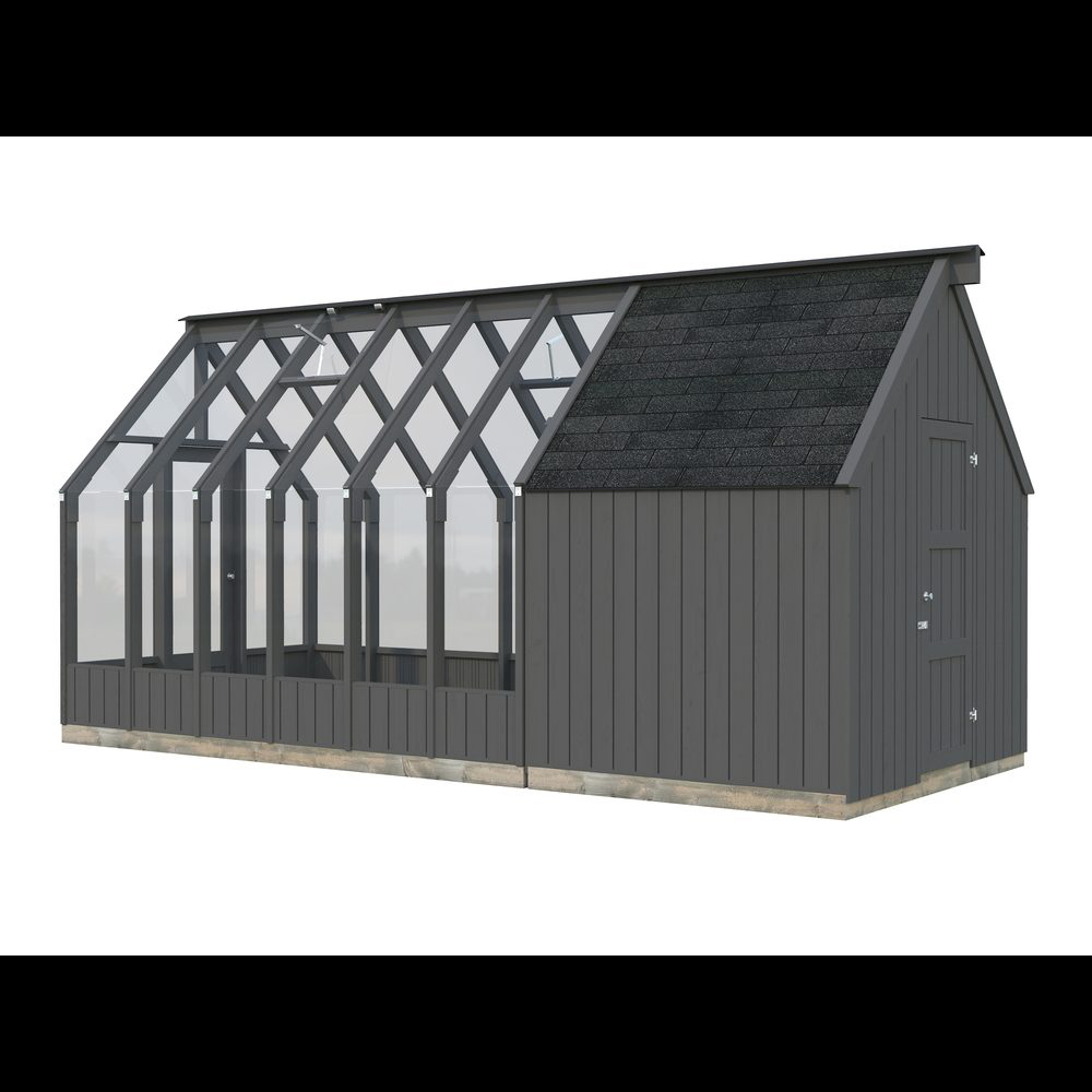 Växthus Palmako Emilia 13,1 m² (inv. 8,2+4,0 m²)