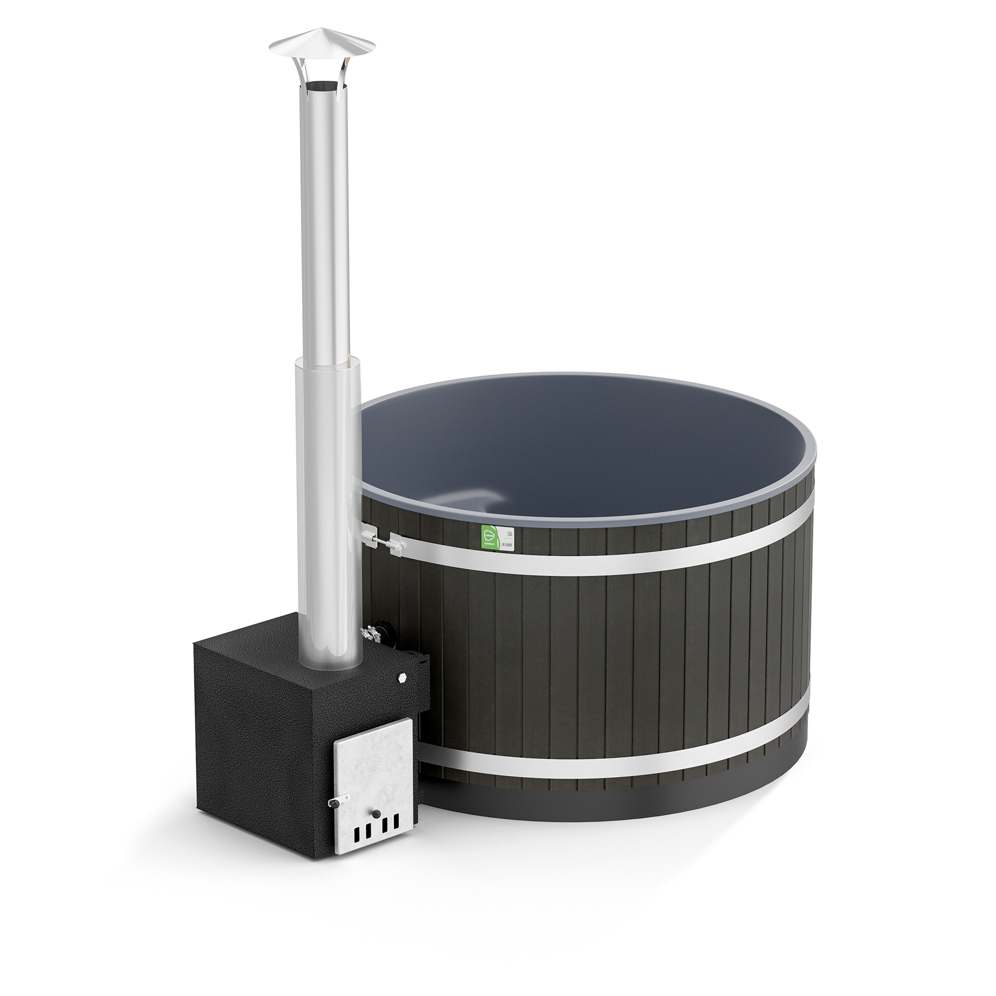 Badtunna Kirami Steady M CUBE med Dubbla Lock