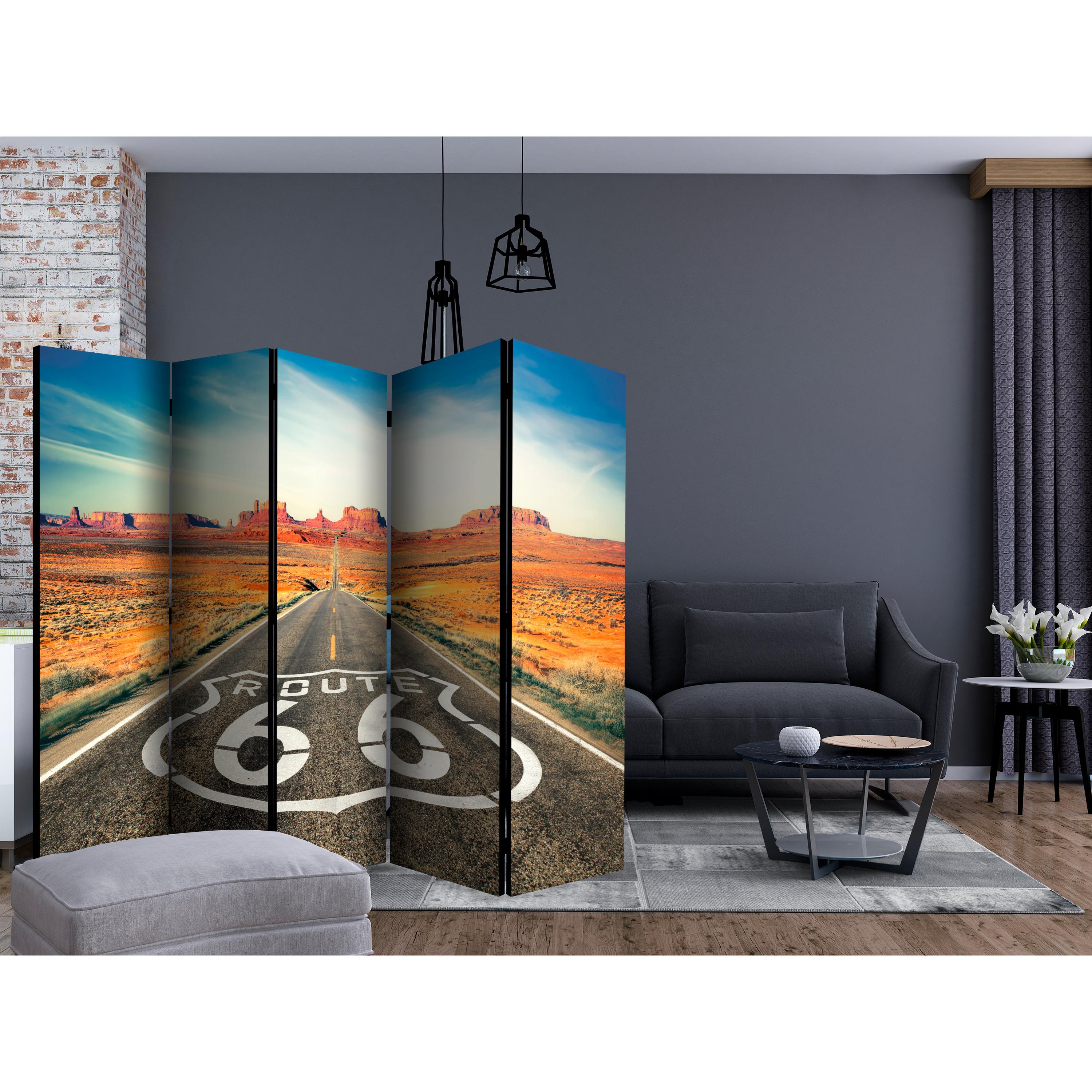 Rumsavdelare Skärmvägg Arkiio Route 66 II 225x172 cm