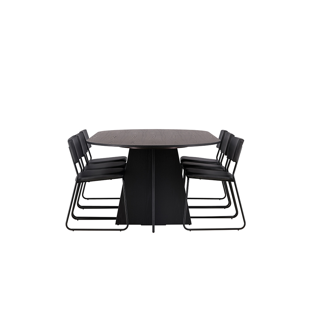 Matgrupp Venture Home Bootcut Oval med 6 Kenth Stolar