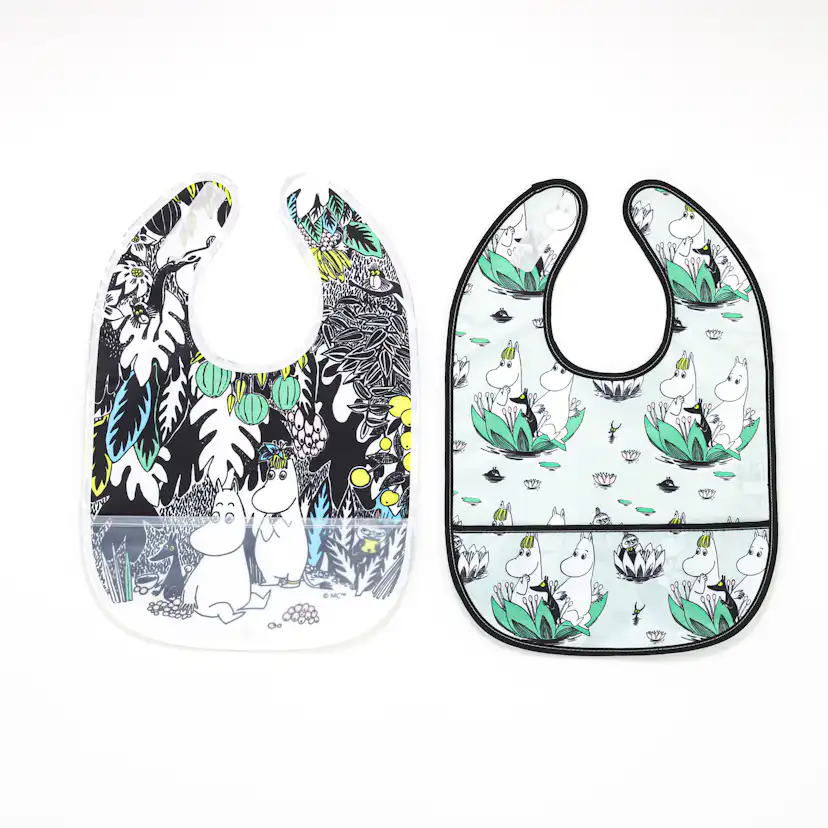 Haklapp Rätt Start Mumin Djungel 2-pack