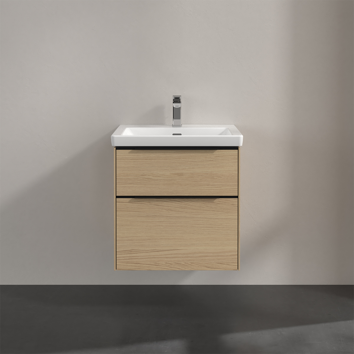 Tvättställsskåp Villeroy & Boch Subway 3.0 med 2 Lådor